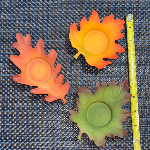 PartyLite Whispering Leaves Tealight Trio P8535U - Picture 4 of 4